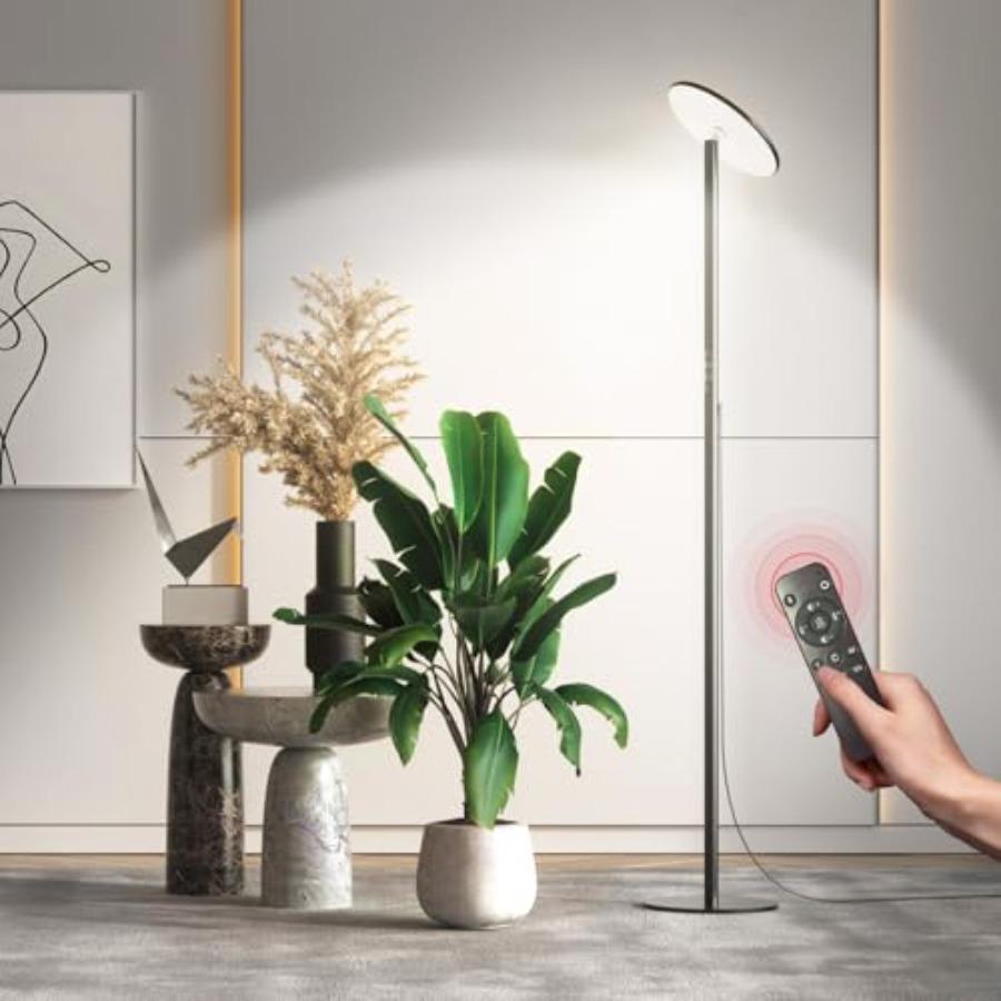 

60W Full Spectrum LED Grow Light 85 Adjustable Standing Plant Light for Indoor Plants Tall Grow Light with Timer and 10-Level