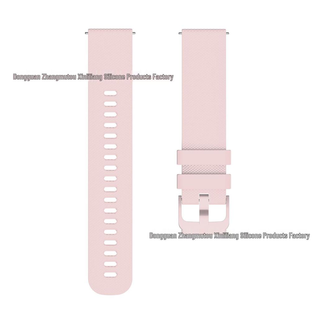 Garmin Venu Silicone Small Check-Pattern Watch Band, Vivomove Sport Textured Strap, 18/20/22mm.