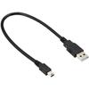 ELECOM USB Cable [miniB] USB2.0 (USB A Male To miniB Male) Built-in Ferrite 0.3m USB-FSM503