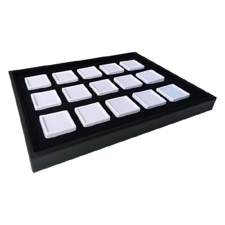 

Lightweight Sturdy Plastic Gems Display Boxes Set Of 15 With Clear Lids For Easy Jewelry Organization