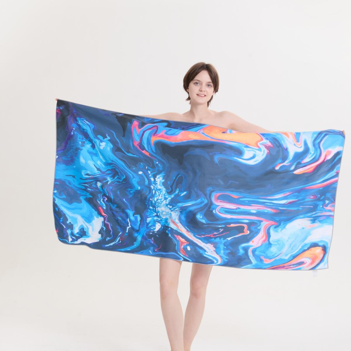 

Microfiber Towel Quick Dry Towel Travel Towel Sports Towel Beach Towel Sandproof Soft Light Towel For Swim, Yoga, Gym W40*H60(CM)