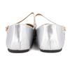 Two-material Strap Ballerinas Kinda Woman BURTON OF LONDON