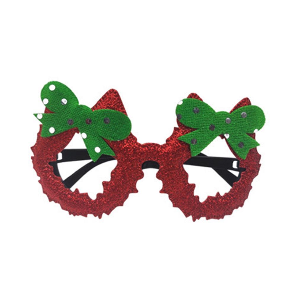 Weihnachts-Cartoon-Brillen - Geschenke für Erwachsene & Kinder, mit Weihnachtsmann, Schneemann und Geweih