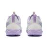 LiNing Youth Sports Trend Durable Lightweight Rebound Low-Top Running Shoes Kids sneaker White Purple YKFS098-6