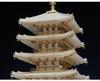 Woody Joe 1/75 Scale Daigoji Temple Five-Story Pagoda Wooden Model Assembly Kit (Building)