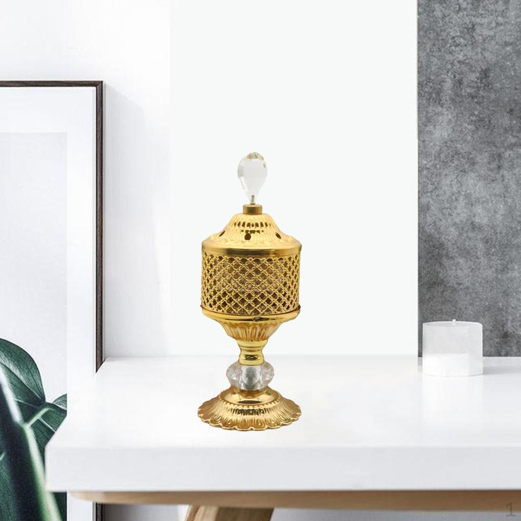 Burner Holder Furnace Censer Home Tea House Yoga Meditation Room Temple Fragrance Diffuser Ornament