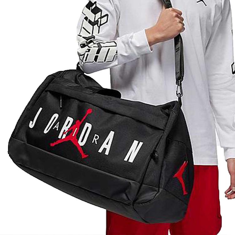 Jordan Spacious Storage Fashion Logo Travel Bag Unisex Travel Bag Black MM0920-023