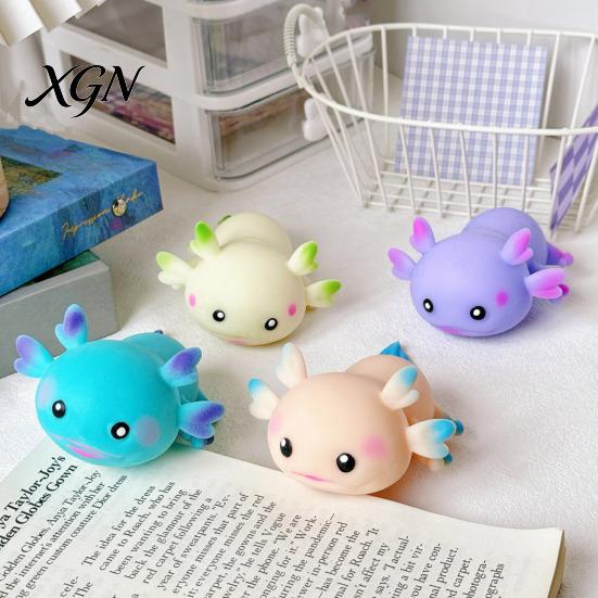 Salamander Decompression Toy Mini Stress Ball Soft Stretchy Cartoon Sensory Fidget Anxiety Relief Animal