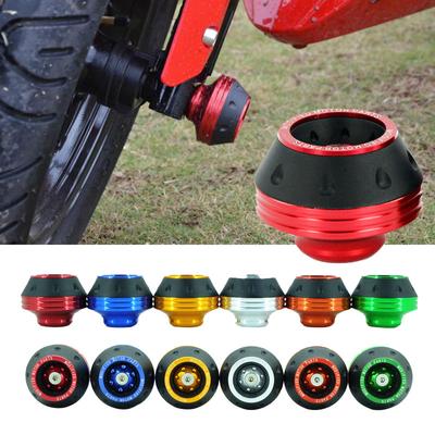 1/2 STÜCKE Motorrad Crash Protector Radschutzpolster Motorrad Motocross Reifen Rahmen Slider Bunte Moto Ausrüstung Zubehör