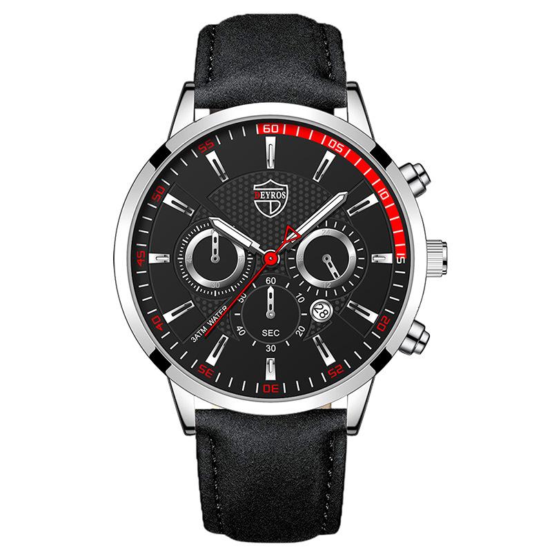 Stainless Steel Watch With Male Personality Luminous Calendar Automatic Quartz Watch