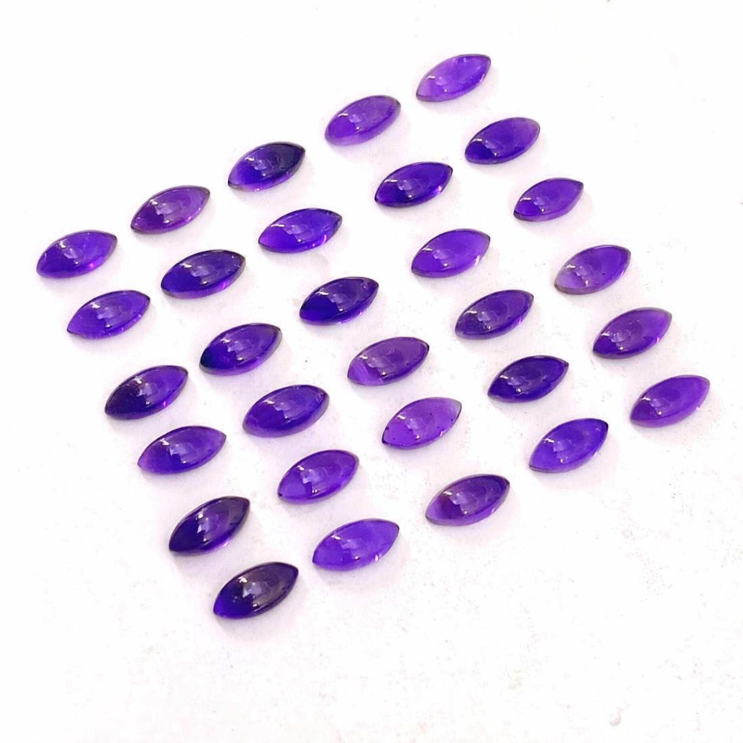 20x10mm Marquise Amethyst Cabochon Lot, Natural Purple Amethyst Gemstones, Calibrated Cabochons for Jewelry Making 1 Piece аметист