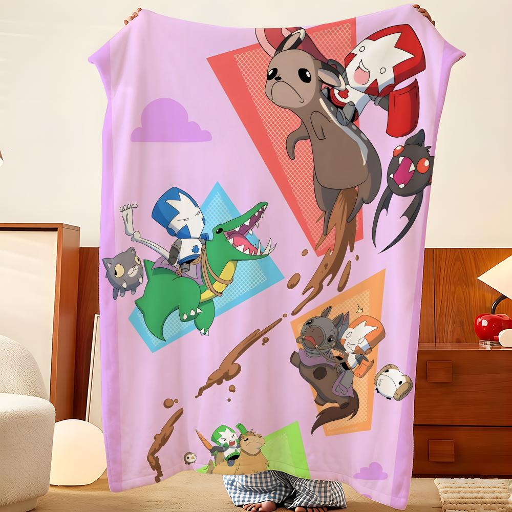 Spiel C-Castle C-Crashers Wurf Flanell Kuscheldecke, Leicht Gemütlich, Strapazierfähig Waschbar süß Cool