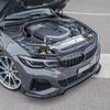 3 st MP Frontspoiler Läpp Splitter Spoiler Diffusor Skydd Karosskit För BMW G20 G21 M-paket 320i 330i M340i xDrive 2019-2022 Blank