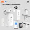 1/2PCS Tuya Smart WiFi Curtain Robot (1PCS with Hub) for Roman Rod Track - App Remote Control, Alexa & Google Home Compatible
