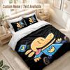 Dog Bedding Set, 1 Duvet Cover & 2 Pillowcases Soft Comfortable Bedroom Home Textile Decor