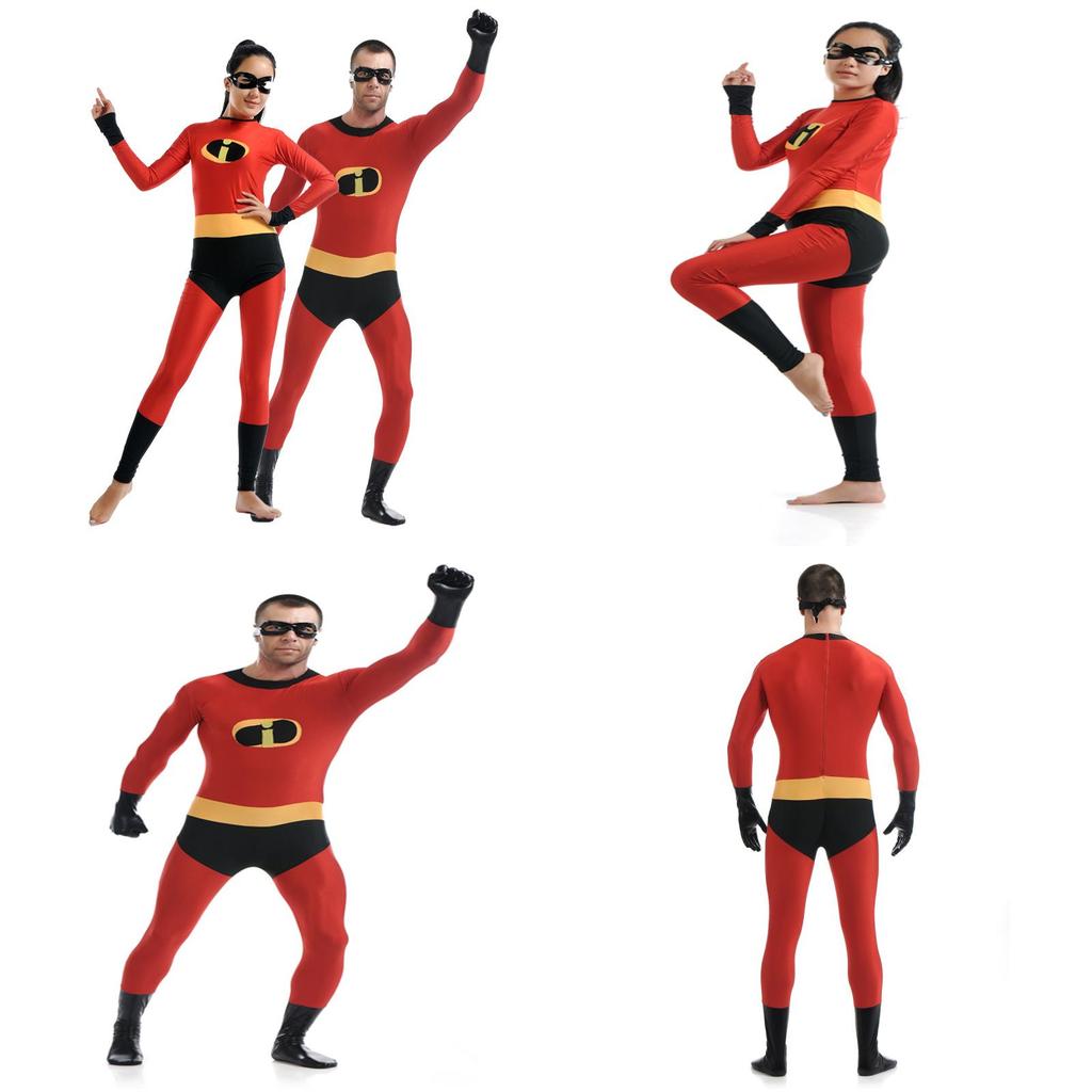 Hochwertige Die Unglaublichen Kostüme für Frauen Männer Jungen Mädchen mit Maske für Halloween**