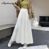 New Arrival Autumn Winter Women Maxi Long Skirt High Waist Beige Black Thicken Warm Knitting Skirt Knitted Elegant Feminine Skirts Womens