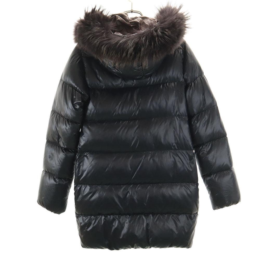 DUVETICA down coat 38 black Women Used