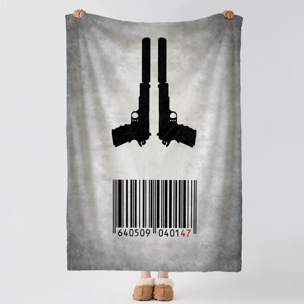 game H-Hitman-n Throw Thick Comfort Flannel Quilt, Multi-scene Use Indoor Outdoor Daily Nap