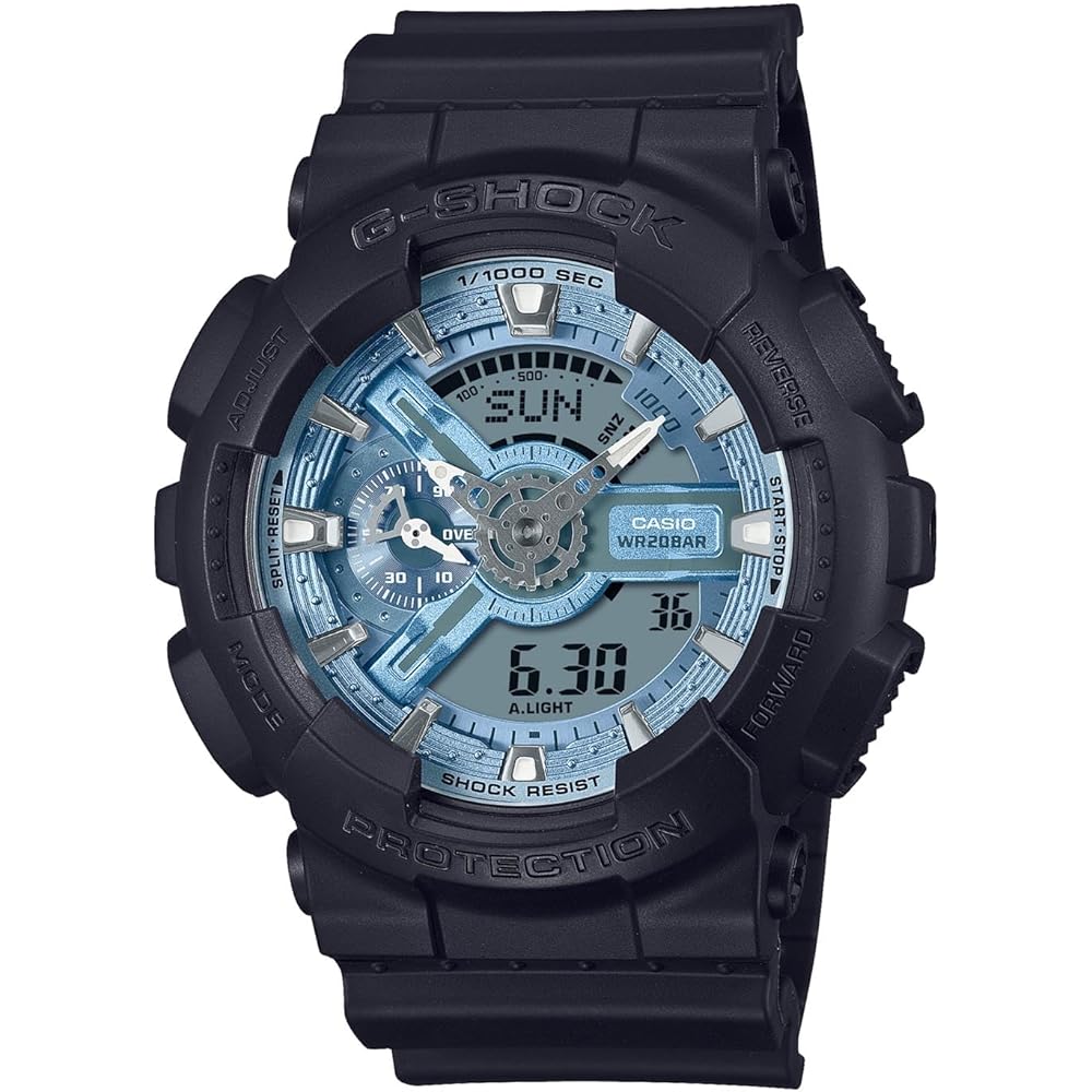 

Casio G-Shock GA-110CD-1A2JF Men s Watch Metallic Color Dial Black Resin Strap
