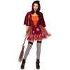 Halloween Witch Also Crazy Wicked Witch Little Red Riding Hood Cosplay Red Dress Show Costume