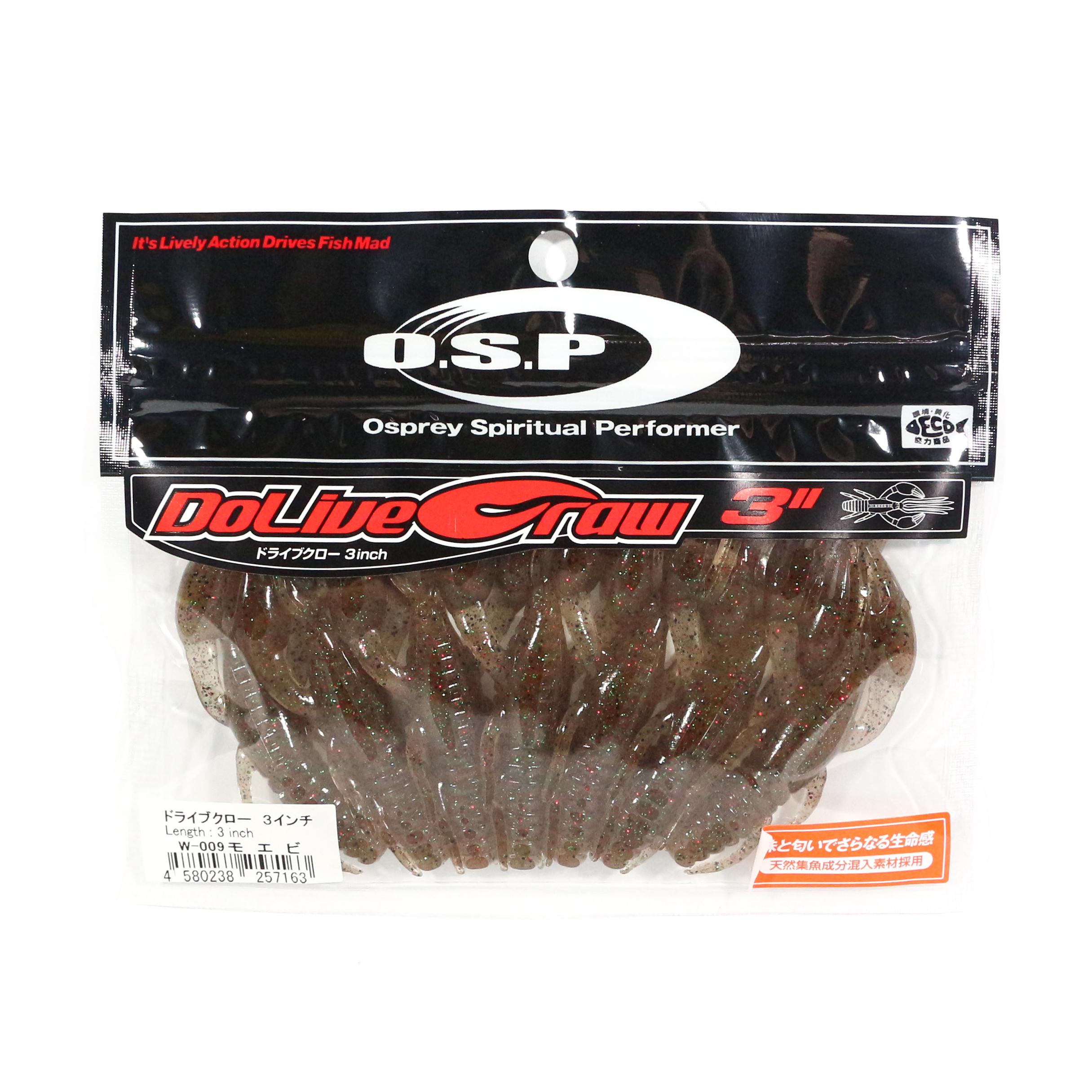 

Мягкая приманка OSP Dolive Craw 3 дюйма W-009 (7163)