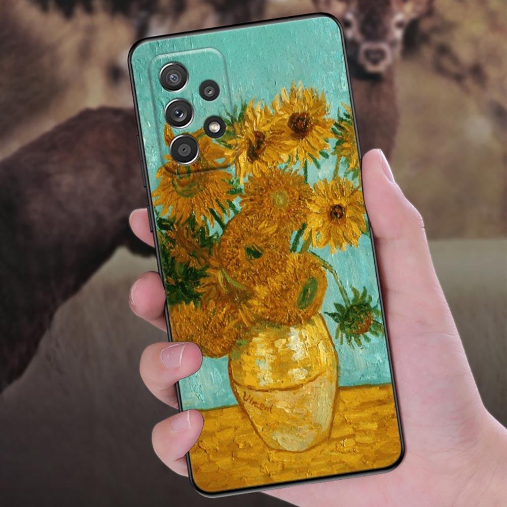 

Чехол для телефона Звездная ночь Ван Гога для Samsung Galaxy A57 A56 A37 A55 A36 A26 A54 A52 A35 A34 A25 A17 A16 A15 A07 Мягкий чехол Samsung A06 4G