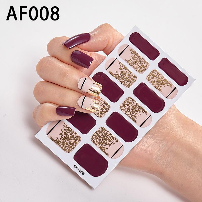 Women Hot Nail Sticker Plastic Sticker Nail Sticker Decals Art Casual Fashion Elegant Randomly CLE