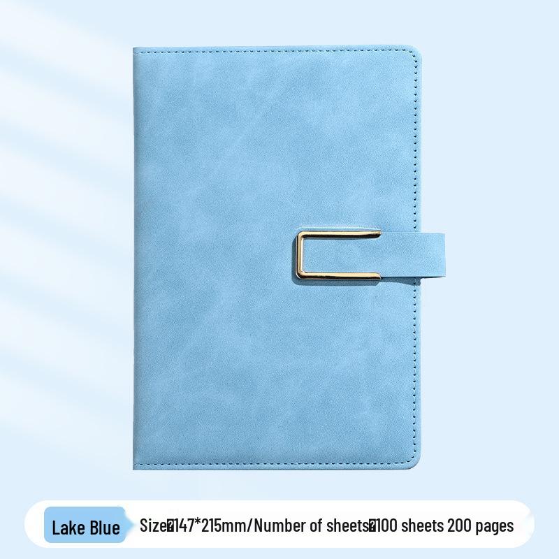 A5 Business Office Snap Button Notebook with Custom LOGO for Meetings