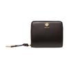 Cow Leather Wallet Women's Black 6310564