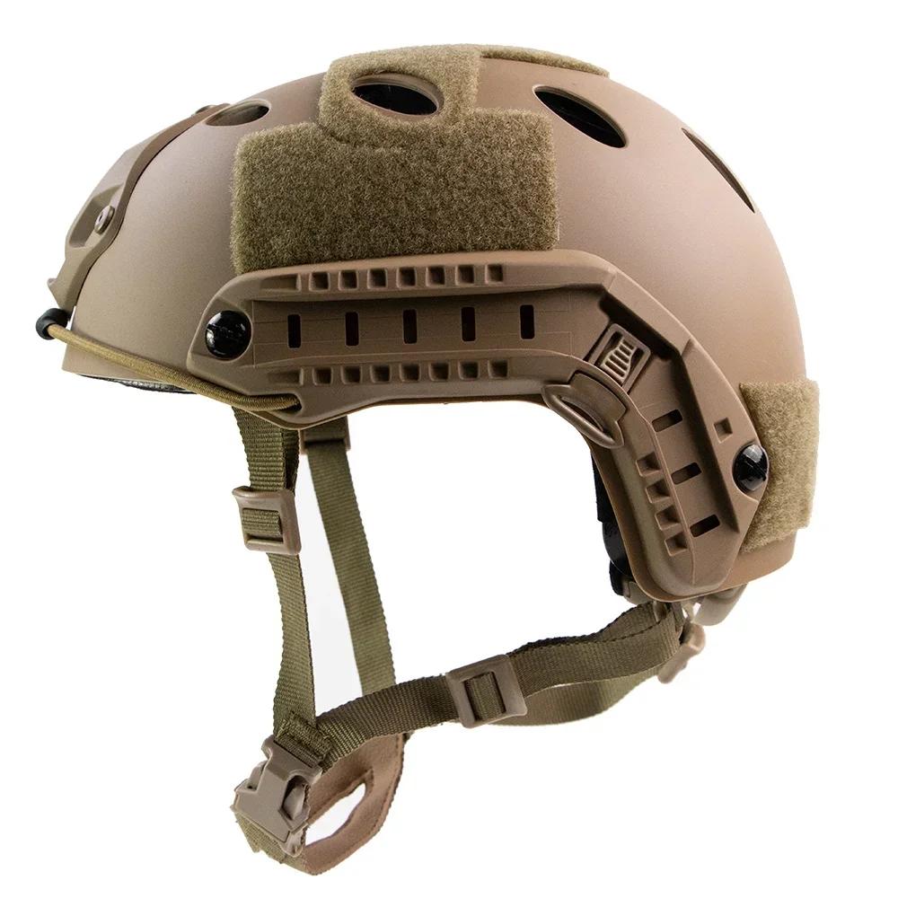 FAST Tactical Riot Helmet ABS 4-Point Suspension Adjustable Head Circumference for Military CS Airsoft Outdoor Protection