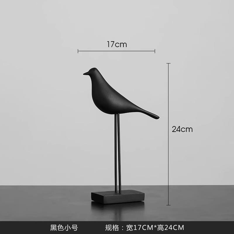 Resin Bird Statue Handicrafts Decoration Artificial Coloring Nordic Bird Decoration Home Decoration Office Desktop Sculpture