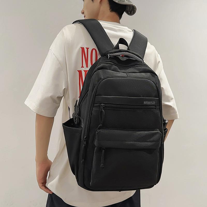 Large Capacity Backpack Junior High School Student Lightweight Schoolbag Travel Backpack