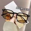 Cold Tea Frame Color-Changing Glasses, Women'S Ins High-Value Myopia, Hundreds Of Degrees, Anti-Blue Light Plain Flat Glasses, Free Shipping