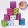 6 Pcs Self Adhesive Elastic Bandage for Sports Wrist Palm Finger Arm Shoulder Knee Ankle Pets Leg Tattoo Protection