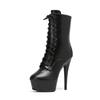 15cm Sexy Women Shoes Pole Dance Shoes Pumps Party Club Platform High-heeled Shoes Model Boots Suede Shoes