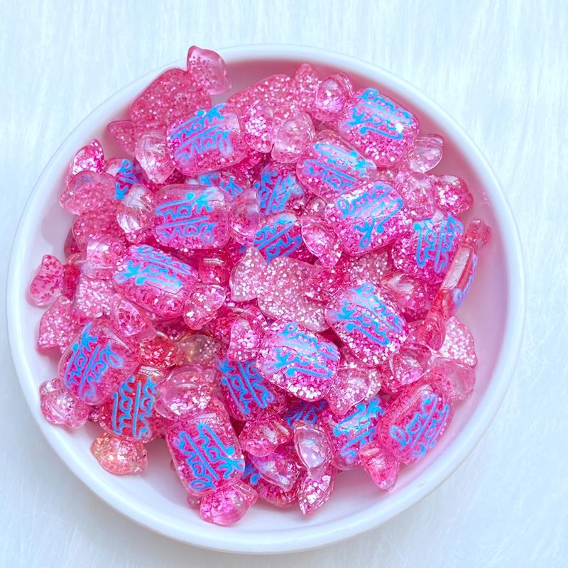 

10/20Pcs/Lot New Resin Mixed Mini Shiny Candy Flat Back Scrapbooking Hair Bow Center Embellishments DIY Accessories W66 10PCS