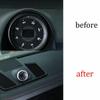 Fit For Porsche Panamera 2010-2016 Matte Silver Console Clock Ring Cover Trim 1*