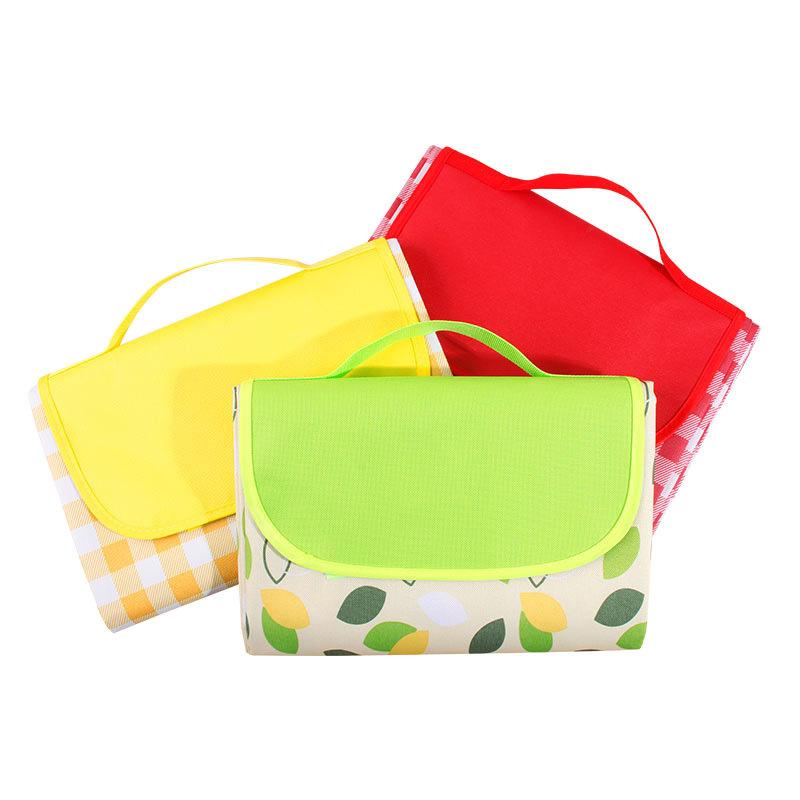Beach Mat Large Size Folding Picnic Mat with Bag Camping Blanket Outdoor Custom Logo Picnic Blanket