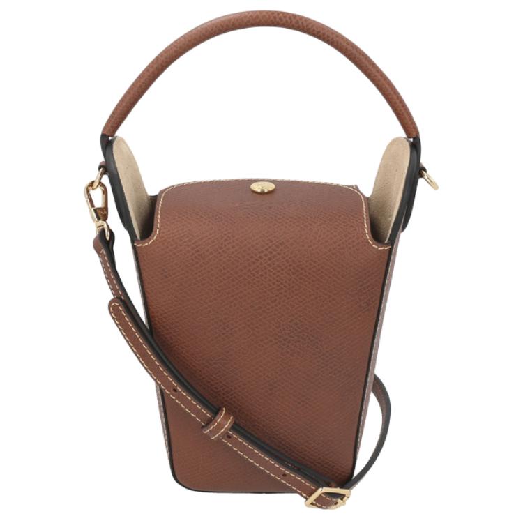 

Longchamp Épure Leather Shoulder Tote Bag Women bags Gold Brown 10339HYZ035 Basic Set (Bag+Dust Bag)