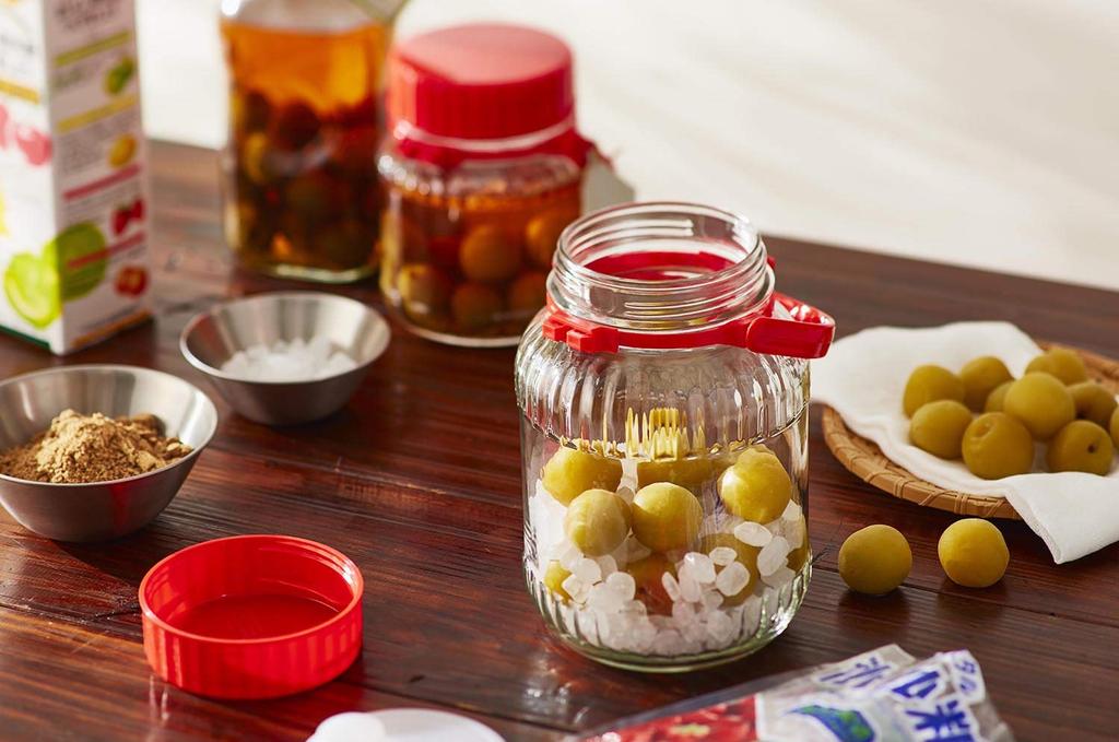 Toyo Sasaki Glass Storage Fruit Wine 3 Liters Made in Plum Wine Fruit Wine Glass Storage Plum Wine Fruit Container, Bottle, (3000ml), Japan, Bottle,