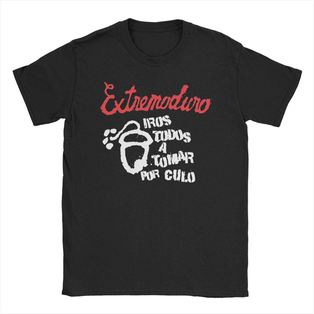 Extremoduro TShirt Unisex WOMEN Spanish Hard Rock Vintage Cotton Tee Shirt Crew Neck Short Sleeve T Shirt Big Size Clothing
