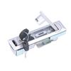 RV Door Handle Latch Security Lock with 2 Keys Chrome Plated Zinc Alloy for Motorhome Yacht