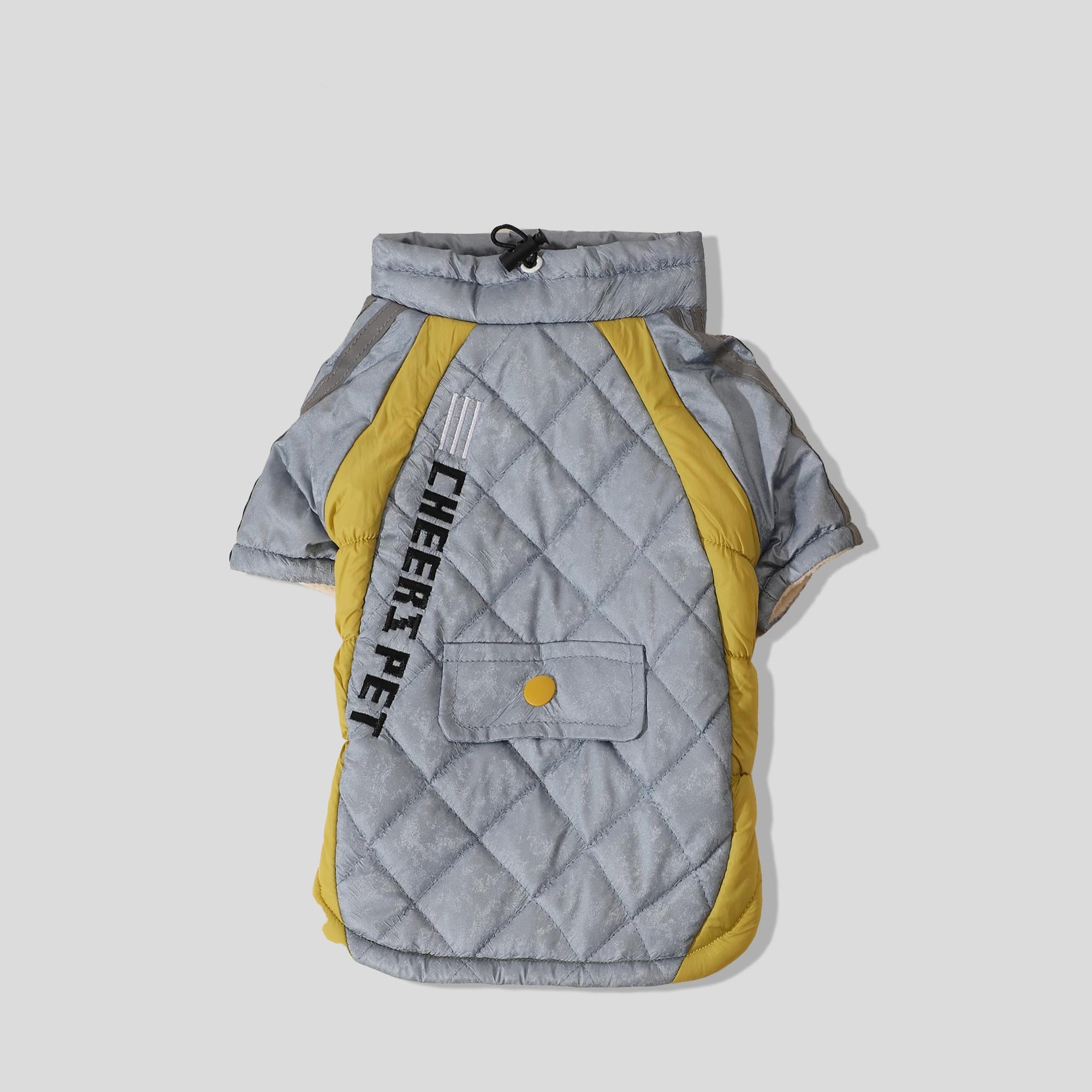 

Pet Dog Clothing Winter Dog Coat Jacket Yorkie Pomeranian Poodle Bichon Schnauzer Pug Welsh Corgi Dog Clothes Warm Pet Apparel XS（old） серый