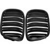 For Bmw 5 Series E39 525 528 530 535 1999-2003 Car Grille Front Kidney Grill Double Line Black 51137005837 51137005838