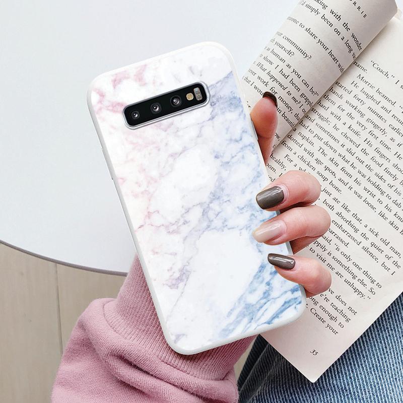 Color Luxury Marble Case For Samsung Galaxy S10 S 10 Plus S10E Fundas Soft TPU Protection Back Cover For Samsung S10 Shockproof
