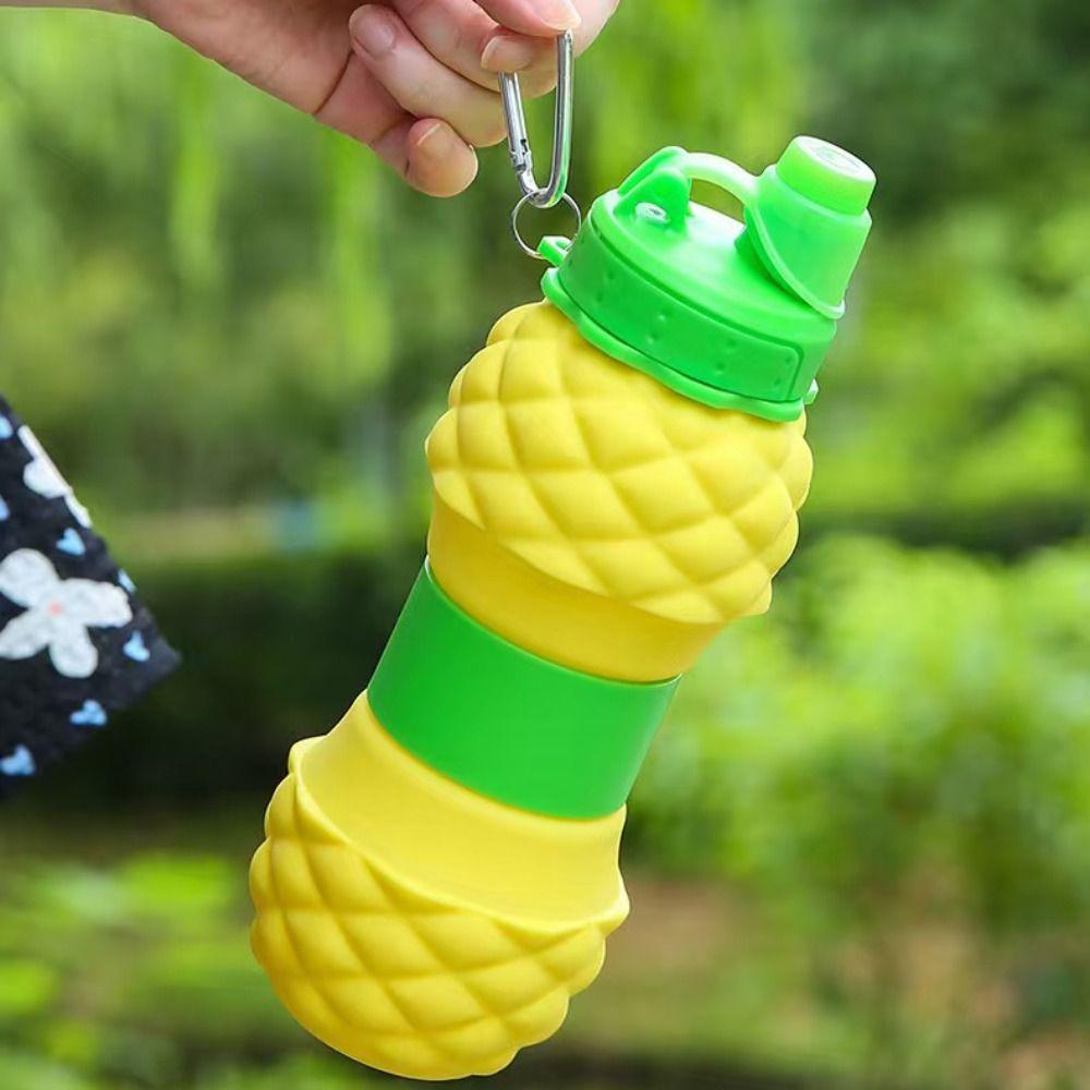 Foldable Retractable Water Bottles Fruit Shape Collapsible Water Bottles Cycling