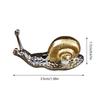 Alloy Snail decor Handmade Metal Incense Holder Crafts Figurines Ornament Room Decor Supplies Home Decoration Accessories