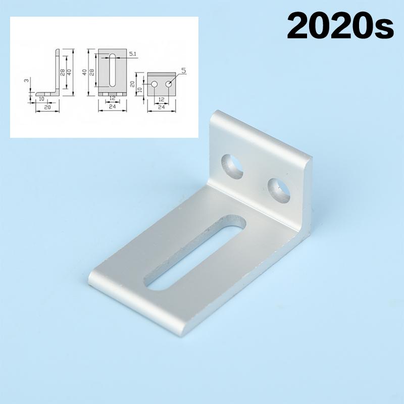 NOWE 1/2 szt. Profile aluminiowe Rama Płyta warstwowa Wsporniki mocujące zewnętrzne 2020 3030 4040