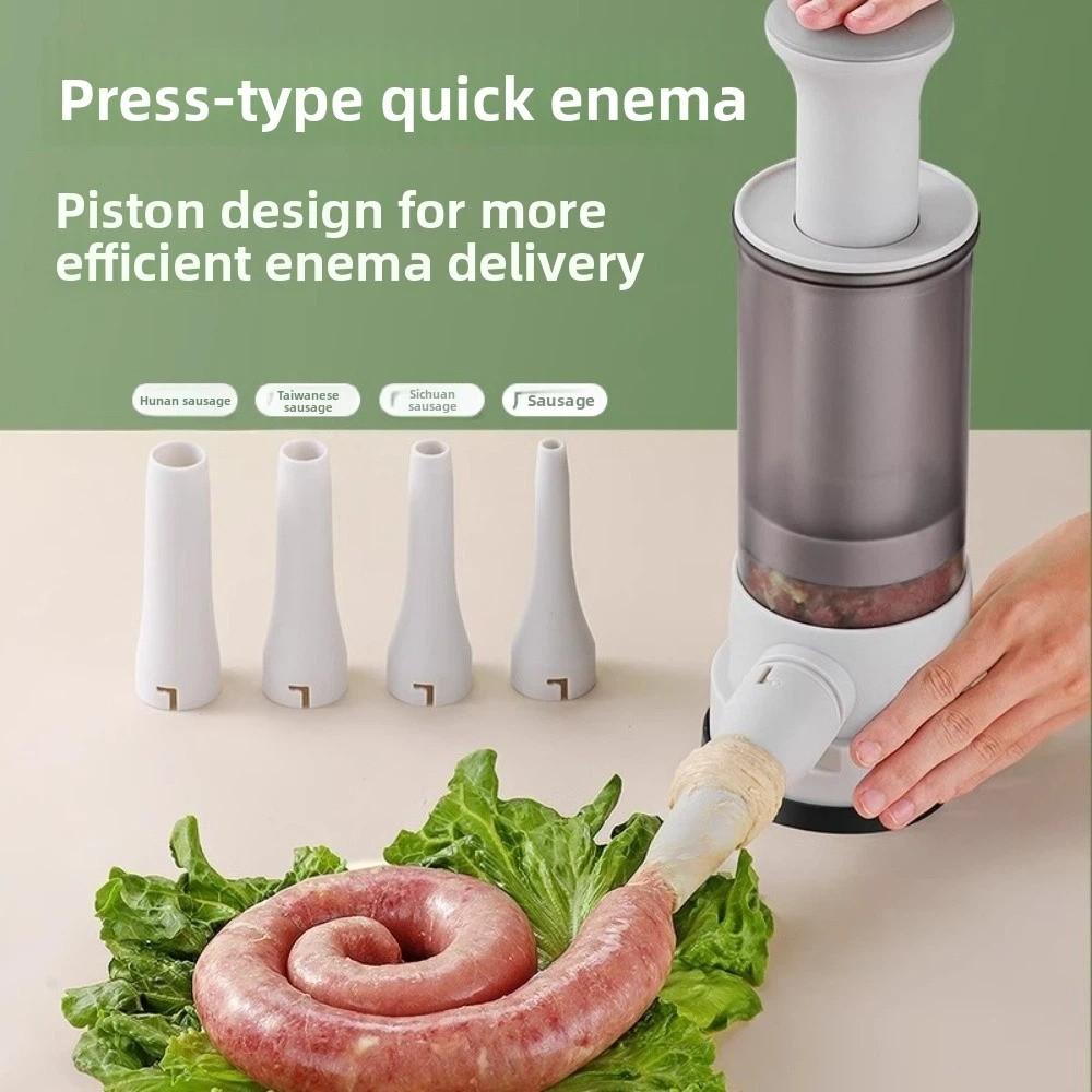 Plastic Manual Sausage Maker Heavy Duty Sausage Filling Tool Sausage Filling Machine  Cooking